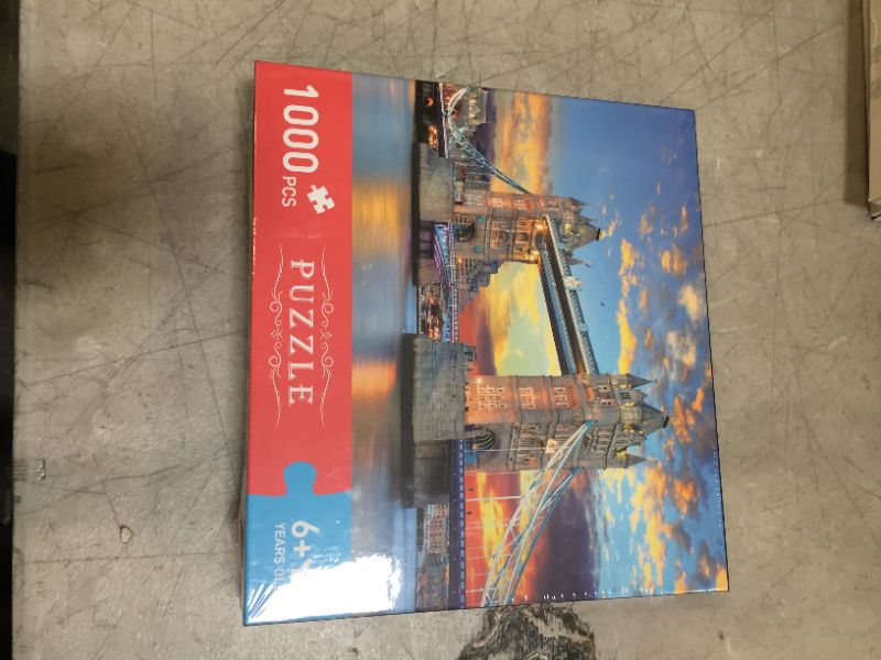 Photo 2 of  1000 Piece Jigsaw Puzzle - Tower Bridge for Adults & Kids
