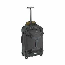 Photo 1 of Eagle Creek Gear Warrior Carry Luggage Softside 2-Wheel Rolling Suitcase, Jet Black, 22 Inch
