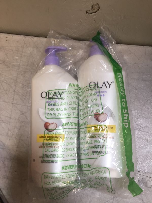 Photo 2 of Olay Quench Ultra Moisture Lotion - 20.2 oz. 2ppack 