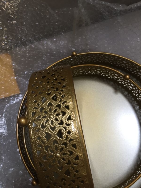 Photo 1 of 3-Piece Cake Stand Set, Round Metal Cake Stands, Dessert Cupcake Pastry Candy Display Plate for Wedding, Event, Birthday Party