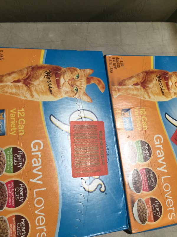 Photo 4 of 9 Lives 12 Count 5.5 Oz Gravy Lovers Variety Pack Cat Food
2 pack 
exp march 5 2022
