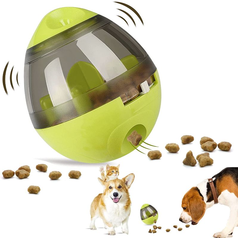 Photo 1 of AIBOONDEE Automatic Small Pet Slow Feeder Treat Ball, Cats Dog Toy for Pet Increases IQ Interactive,Food Dispensing Ball Slow Feed Bowl Tumbler Design Ball for Puppy, Small Medium Cats, Dogs, Pets
