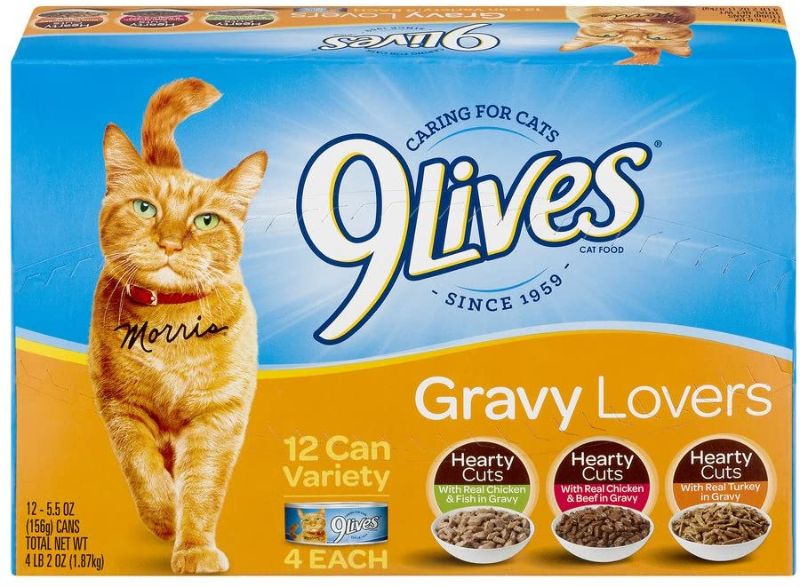 Photo 1 of 9 Lives Variety Gravy Favorites - Wet Cat Food (Gravy Favorites Variety Pack, 3 Pack of 12)
Freshest by 2/2022