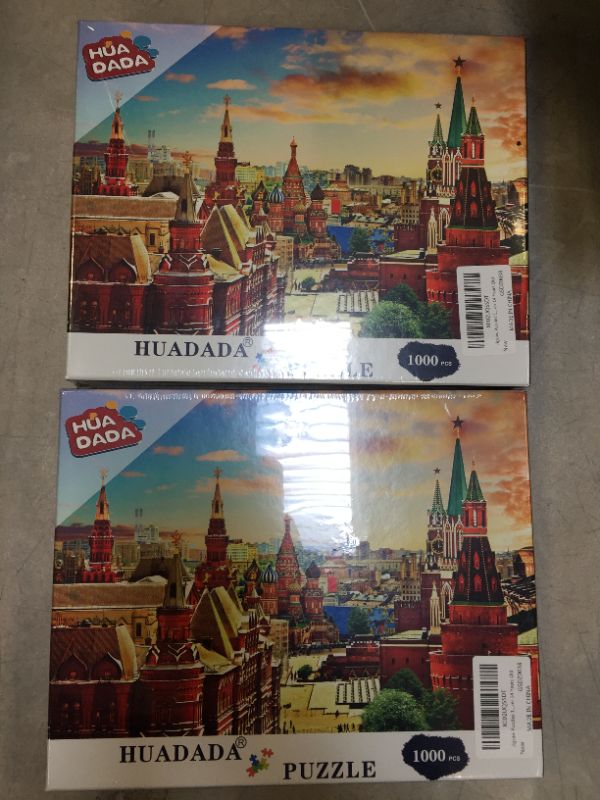 Photo 2 of Jigsaw Puzzles 1000 Pieces for Adults Kremlin Large Puzzles for Adults 1000 Piece Educational Games Home Decoration Puzzle for Kids Over 14 Years Old 2PK
