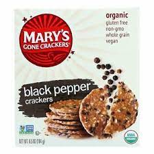 Photo 1 of 2 Pack Mary's Gone Crackers - Original Seed Crackers - Black Pepper 6.50 oz 
 EXP---Jan-13-2022
