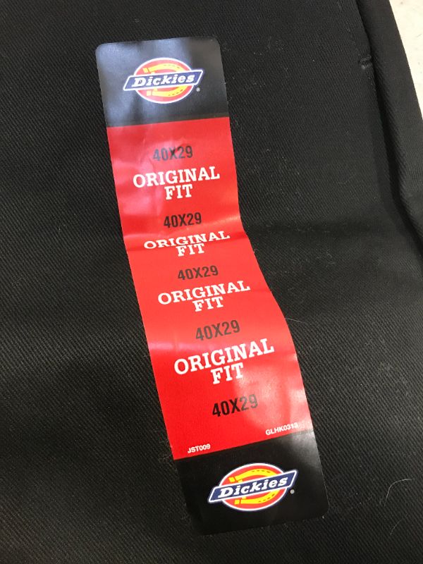 Photo 1 of Dickies Men's Original 874 Work Pant Black, 40 x 29