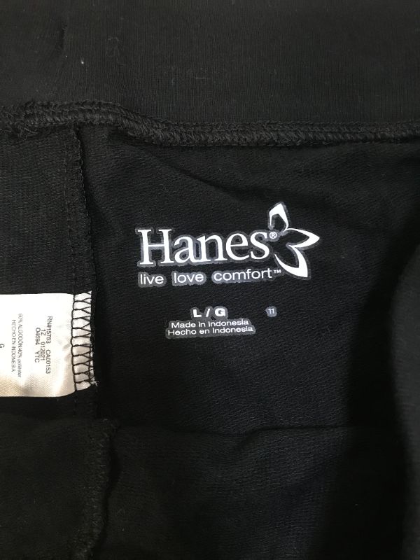 Photo 2 of Hanes Women's Black Sweats Large