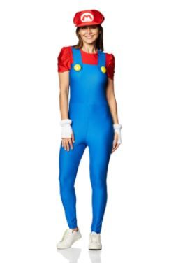 Photo 1 of Disguise Women's Nintendo Super Mario Bros.Mario Female Deluxe Costume
