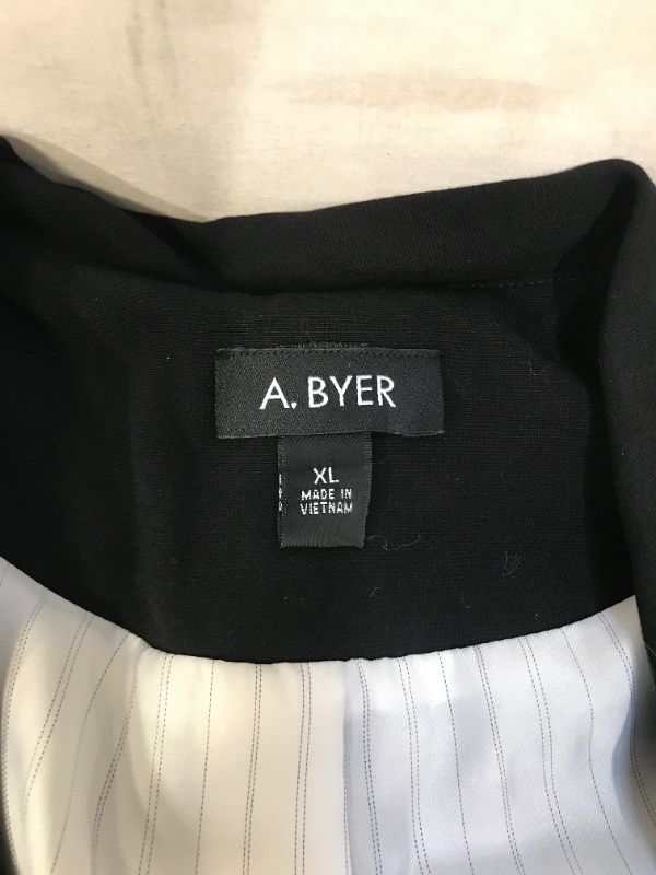 Photo 5 of A. Byer Women's One Button Blazer Black XL