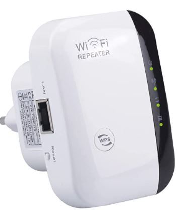 Photo 1 of 300Mbps WiFi Range Extender Repeater, Signal Booster Amplifier Supports Repeater/AP, 2.4G Network with Integrated Antennas LAN Port
