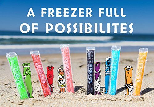 Photo 1 of Otter Pops, Original Assorted Freezer Pops, 1oz Freeze Pops in Six Zippy Flavors, 100 Count  EXP DATE 03-2023
