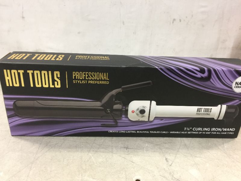 Photo 1 of Hot Tools 1 1/4" Curling Iron/Wand 