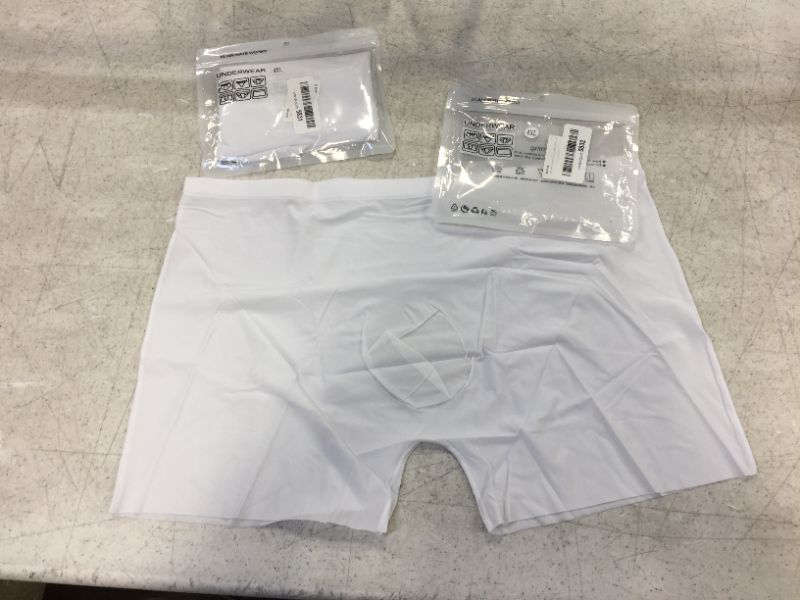 Photo 1 of Elaborate Works Men's White Traceless Underwear (4XL)