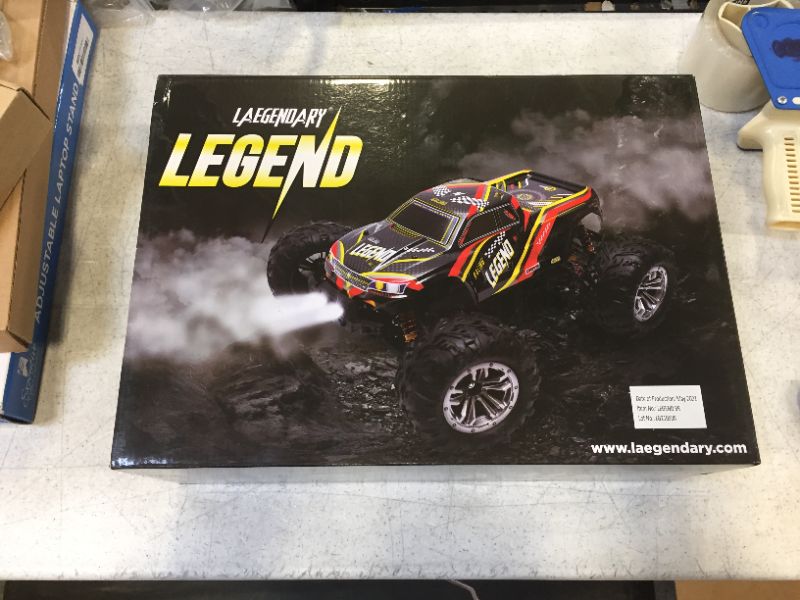 Photo 6 of 1:10 Scale Large RC Cars 50+ kmh Speed - Boys Remote Control Car 4x4 Off Road Monster Truck Electric - Hobby Grade Waterproof Toys Trucks for Kids and Adults - 2 Batteries + Connector for 40+ Min Play
