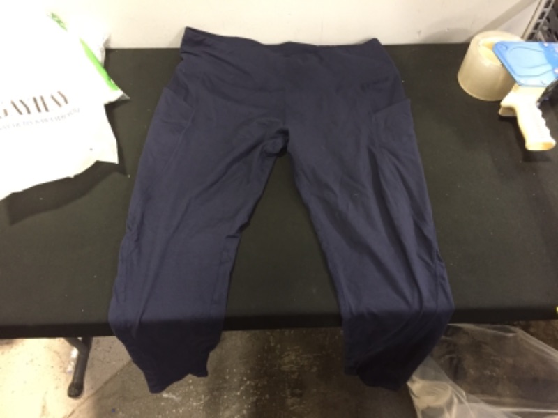 Photo 1 of GAYHAY Women's Navy Blue Leggings (XXL)