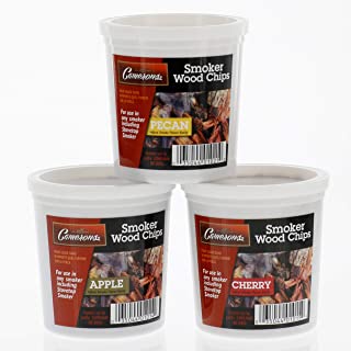 Photo 1 of Wood Smoking Chips - Pecan, Apple, and Cherry Wood Chips for Smokers - Set of 3 Resealable Pints (0.473176 L)