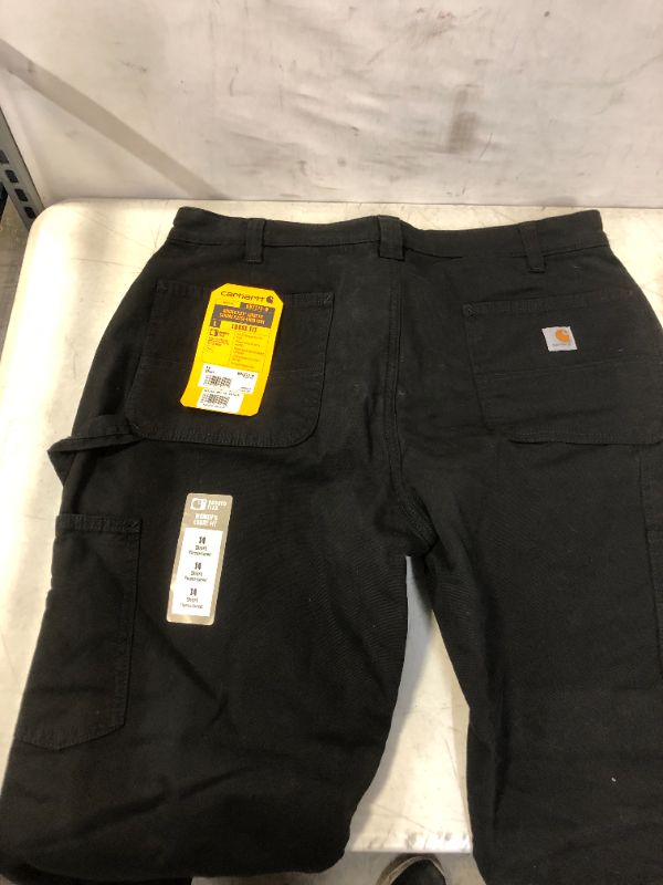 Photo 3 of Carhartt Women's Original Fit Fleece Lined Crawford Pant - 14 Short - Black