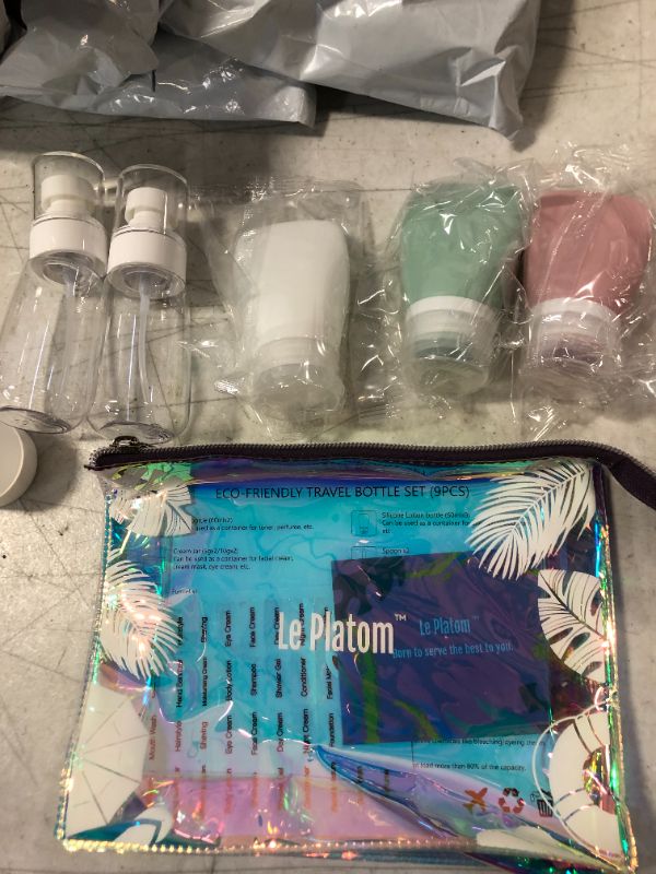 Photo 1 of 15 Pcs ?Silicone Travel Bottles Set For Travel Accessories,Leplatom Tsa Approved Travel Container For Toiletries, 2oz Leak-Proof Silicone Containers For Shampoo Conditioner Body Wash Cream(Bpa Free)