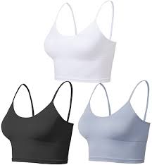 Photo 1 of Lemef Yoga Sports Bras Workout Crop Tops for Women with Removable Pads SIZE LARGE
