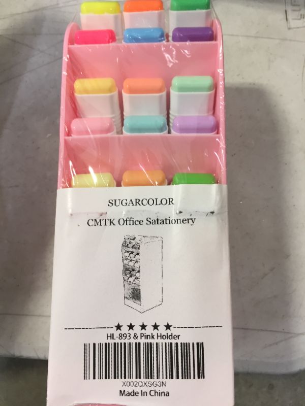 Photo 2 of CMHX HIGHLIGHTER BROAD TIP CHISEL TIP 18 ASSORTED PASTEL COLOR.