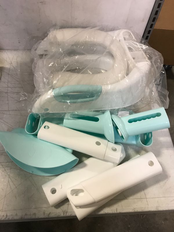 Photo 1 of Potty Training Seat with Step Stool Ladder, (Blue)