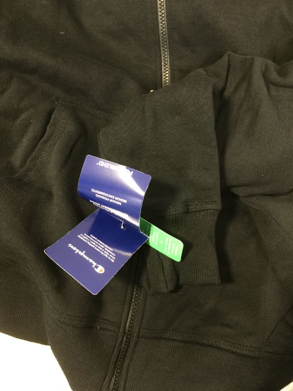 Photo 2 of CHAMPION BLACK ZIP UP HOODIE
SIZE MEDIUM