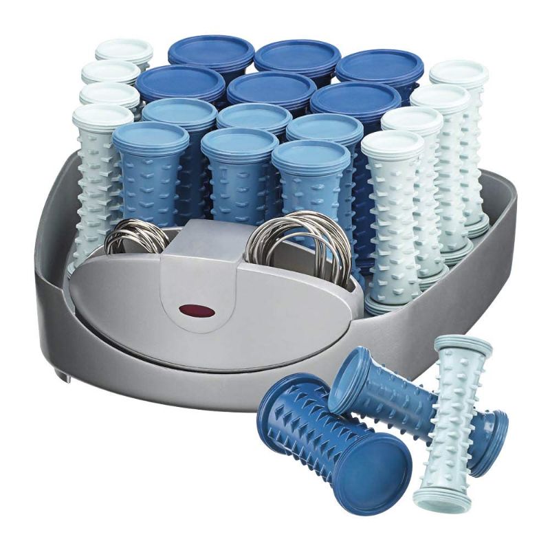 Photo 1 of Conair Compact Multi-Size Hot Rollers; Blue