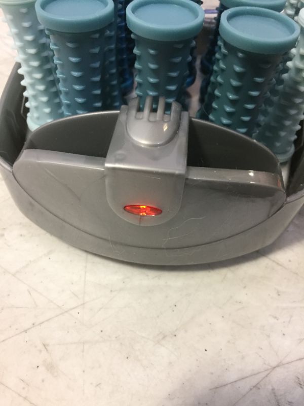 Photo 1 of Conair Compact Multi-Size Hot Rollers; Blue
