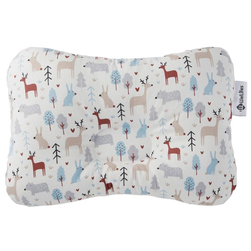 Photo 1 of Baby Pillow for Newborn Breathable 3D Air Mesh Organic Cotton, Protection for Flat Head Syndrome Woody
