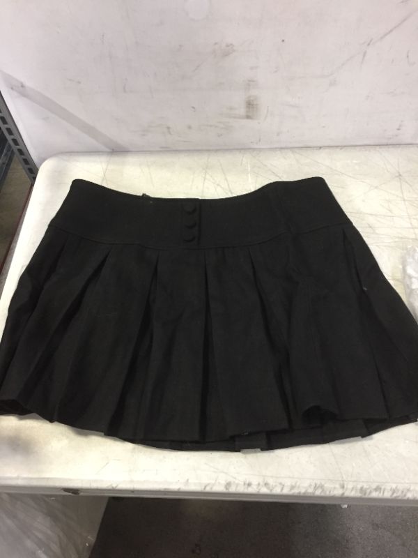 Photo 1 of CHOUYATOU WOMENS SKIRT BLACK 
SIZE LARGE