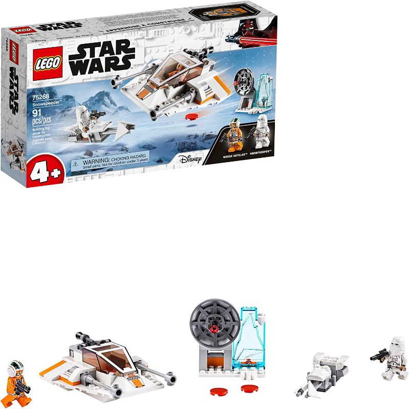 Photo 1 of LEGO Star Wars Snowspeeder 75268 Starship Toy Building Kit; Building Toy for Preschool Children Ages 4+ (91 Pieces)
