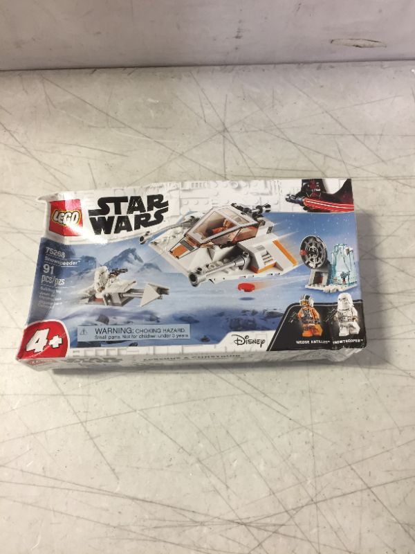 Photo 2 of LEGO Star Wars Snowspeeder 75268 Starship Toy Building Kit; Building Toy for Preschool Children Ages 4+ (91 Pieces)
