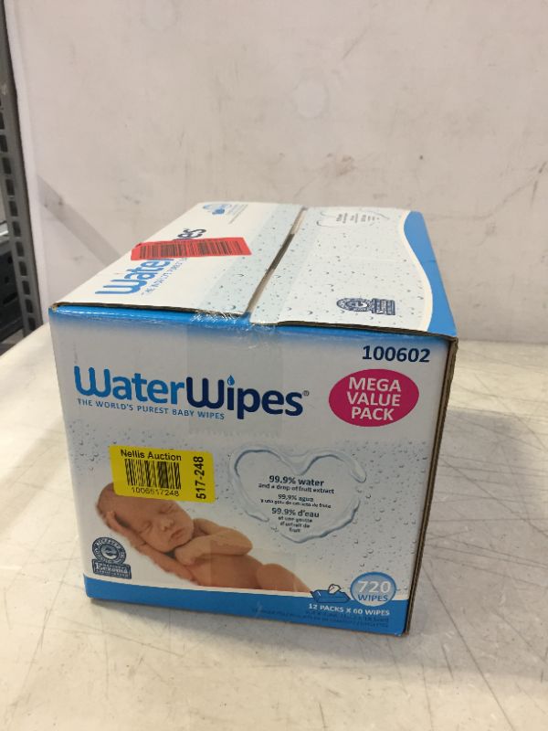 Photo 1 of WaterWipes Original Baby Wipes 60 Count (Pack of 12)
