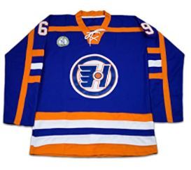 Photo 1 of boriz Doug Glatt Halifax Hockey Jersey Includes EMHL and A Patches Stitch Size 34
