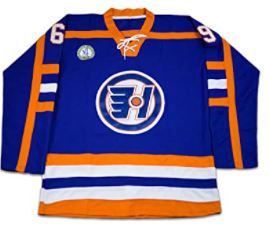 Photo 1 of boriz Doug Glatt Halifax Hockey Jersey Includes EMHL and A Patches Stitch Size 30
