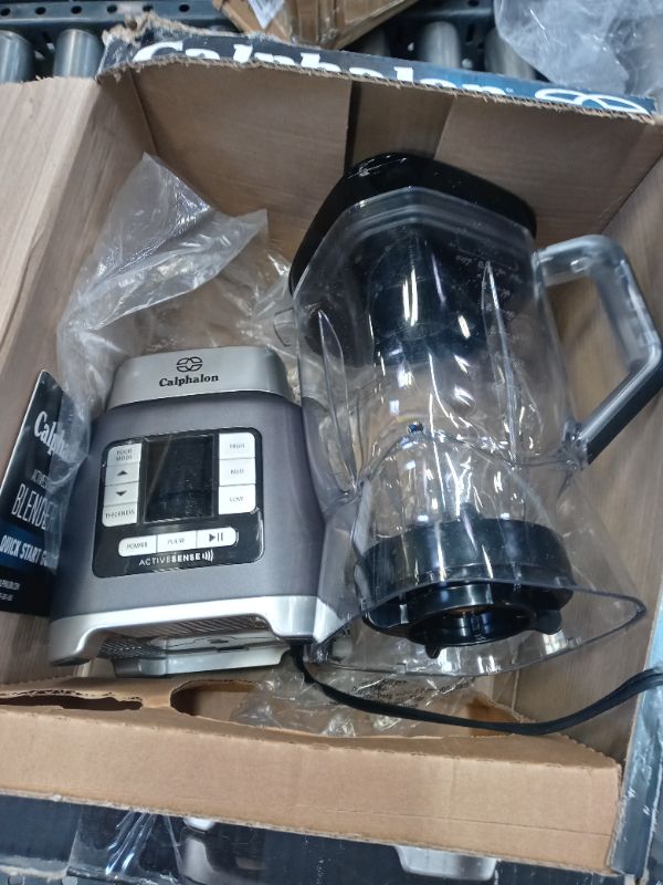 Photo 2 of Calphalon Activesense Blender with Blend-N-Go Cup, Dark Stainless Steel