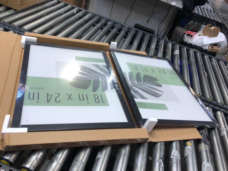 Photo 1 of MCS Industries Studio Gallery Frames, 18x24 in, Black Woodgrain, 2 Count
