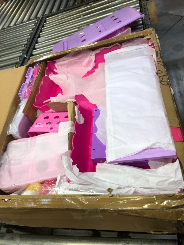 Photo 1 of Just Play Disney Junior Minnie Mouse Marvelous Market, Pretend Play Cash Register with Realistic Sounds, 45 Play Food Pieces and Accessories
