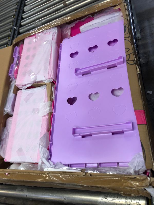 Photo 1 of Just Play Disney Junior Minnie Mouse Marvelous Market, Pretend Play Cash Register with Realistic Sounds, 45 Play Food Pieces and Accessories
