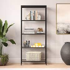 Photo 1 of Camden&Wells - Alexis 30" Wide Bookcase - Blackened Bronze
