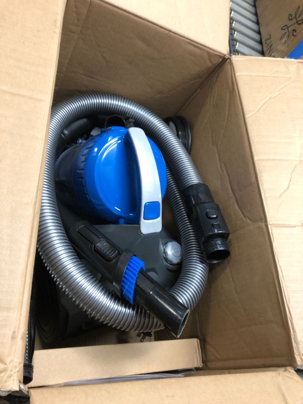 Photo 3 of (PARTS) Eureka Whirlwind Bagless Canister Vacuum Cleaner, Lightweight Vac for Carpets and Hard Floors, w/Filter, Blue
