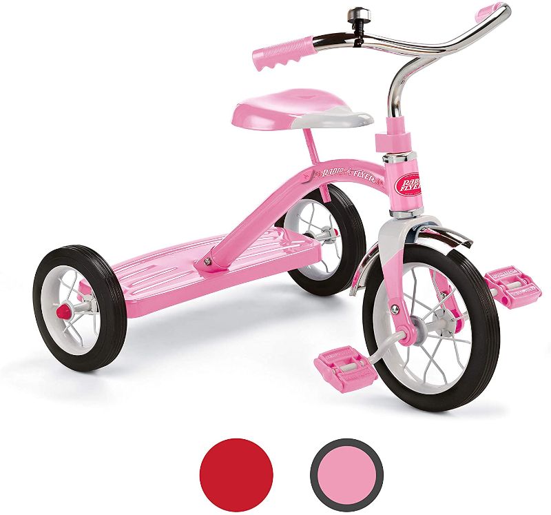 Photo 1 of Radio Flyer Classic Pink 10" Tricycle, toddler trike, ages 2-4
