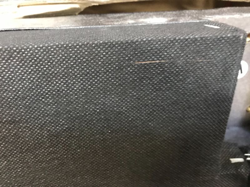 Photo 1 of Crown Mark Erin Upholstered Panel Bed in Black, king
