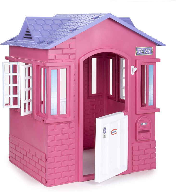 Photo 1 of Little Tikes Cape Cottage Princess Playhouse with Working Doors, Windows, and Shutters - Pink
