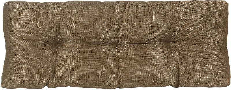 Photo 1 of 36 in x 12 inches Klear Vu The Gripper Non-Slip Tufted Omega Universal Bench Cushion, Gold, 36"
