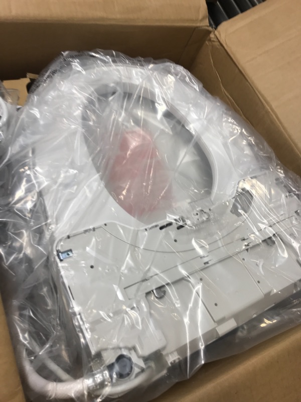 Photo 1 of TOTO WASHLET C200 Electronic Bidet Toilet Seat with PREMIST and SoftClose Lid, Round, Cotton White- SW2043R01