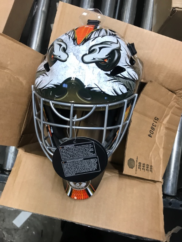 Photo 2 of 
Franklin GFM 1500 NHL Anaheim Ducks Goalie Face Mask
