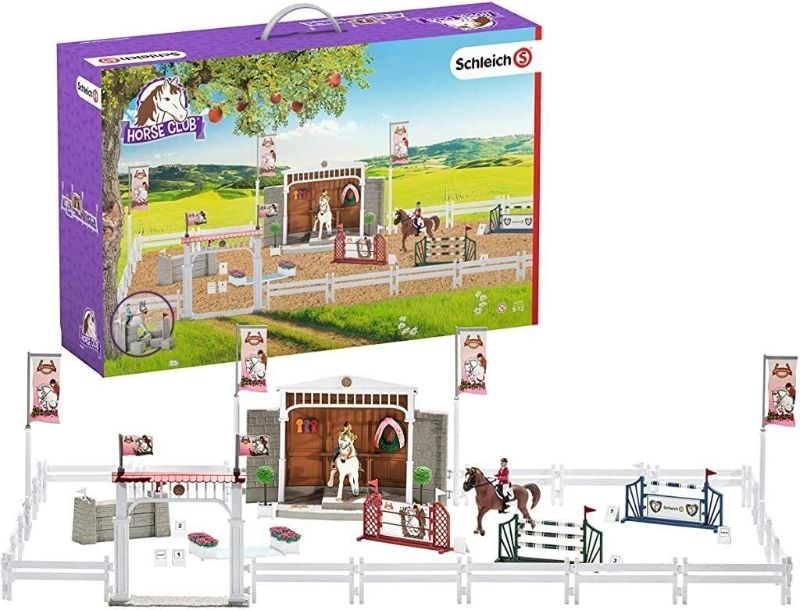 Photo 1 of Schleich Horse Club Big Horse Show with Horses 59-piece Educational Playset for Kids Ages 5-12
