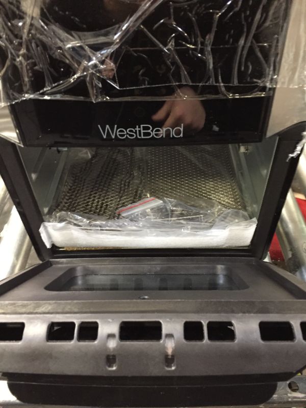 Photo 4 of (PARTS) West Bend Air Fryer Oven 12.6-Quart Electric Air Fryer with 10 Digital Quick Menu Presets - Bake, Roast, Rotisserie, Dehydrate, Re-Heat, 1700-Watt, Black
