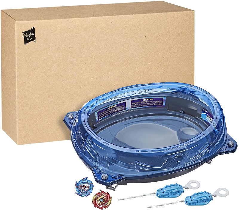 Photo 1 of BEYBLADE Burst Surge Speedstorm Volt Knockout Battle Set – Complete Battle Game Set with Beystadium, 2 Battling Top Toys and 2 Launchers
